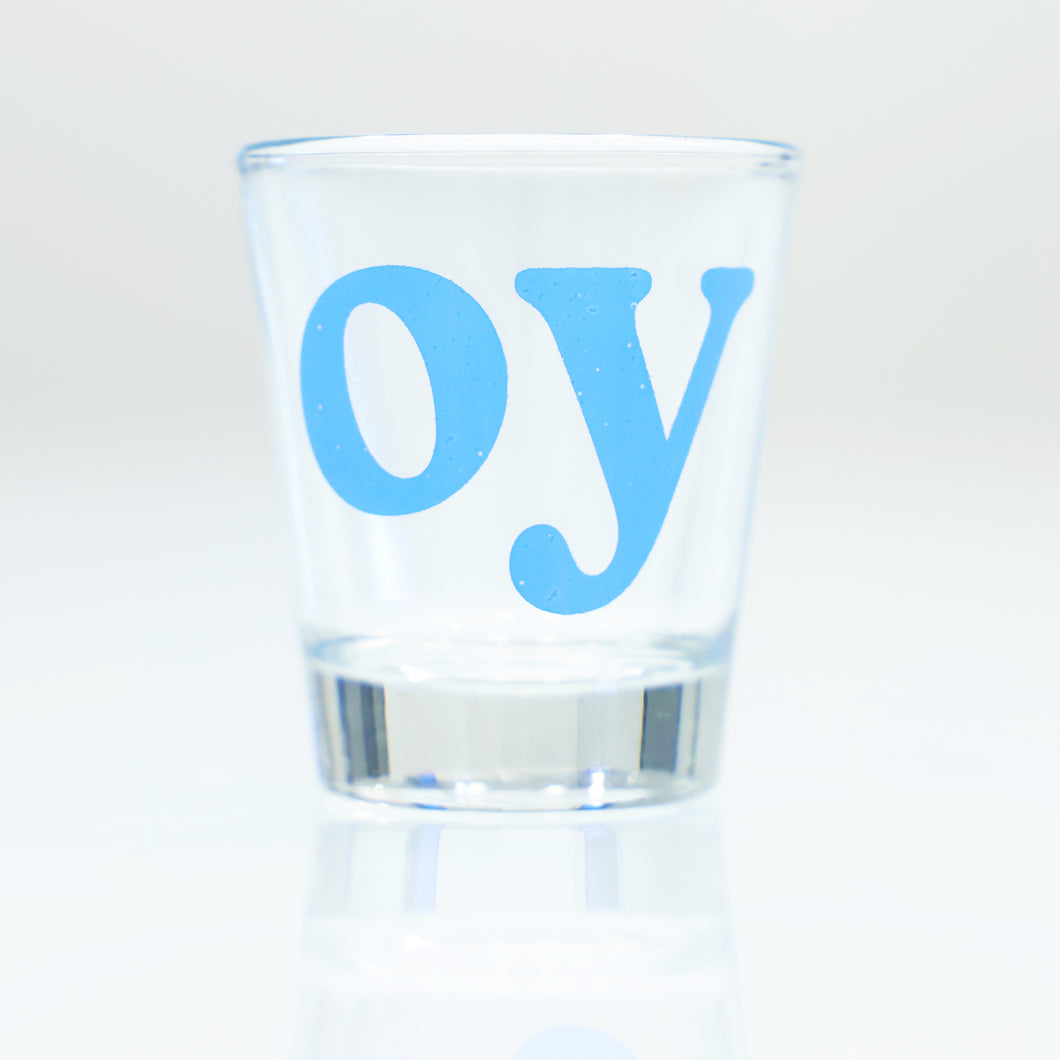 OY shot glass